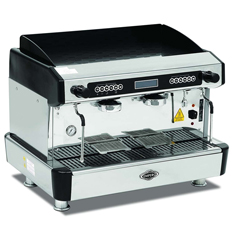Empero Automatic Cappuccino and Espresso Machine, 2 Group, Black - Empero