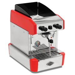 Empero Cappuccino and Espresso Coffee Machine, 1 Group, Red - Empero