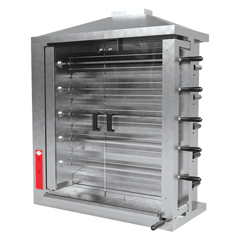 Empero Charcoal Rotisserie Machine, Capacity of 30 Pieces - Empero