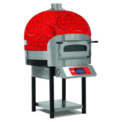 Empero Electric Rotating Base Pizza Oven, Digital, 30 cm 75 Pizza/Hour Capacity, Red Black - Empero