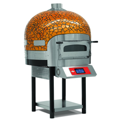 Empero Elektrikli Döner Tabanlı Pizza Fırını, Dijital, 30 cm 75 Pizza/Saat Kapasiteli, Altın Siyah - Empero