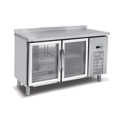 Empero EMP.150.60.03-CLS Worktop Refrigerator, 2 Glass Doors, 250 lt - Empero