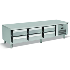 Empero EMP.200.60.01-S Undercounter Refrigerator, 6 Drawer - Empero 