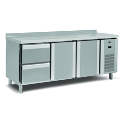 Empero EMP.200.70.01-2C Worktop Refrigerator, 2 Drawers, 2 Doors, 500 lt - Empero