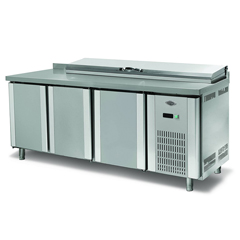 Empero EMP.200.70.01-PSO Pizza and Salad Preparation Refrigerator, 3 Doors - Empero