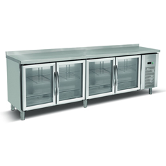 Empero EMP.255.60.03 Worktop Refrigerator, 4 Glass Doors, 550 lt - Empero