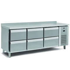 Empero EMP.255.70.01-6C Worktop Refrigerator, 6 Drawers, 1 Door, 700 lt - Empero