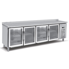 Empero EMP.255.70.03-CLS Worktop Refrigerator, 4 Glass Doors, 700 lt - Empero