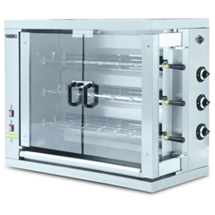 Empero Gas Chicken Rotisserie Machine 18 Piece Capacity - Empero