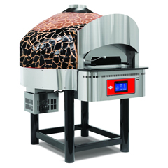 Empero Gas Döner Base Pizza Oven, Digital, 30 cm 75 Pizza/Hour Capacity, Brown Black - Empero