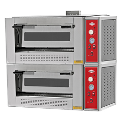 Empero Gas Pizza Oven, Double Layer, 30 cm 12+12 Pizza Capacity - Empero