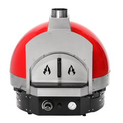 Empero Gas Stone Base Pizza Oven, 70 cm Baking Stone, Red - Empero