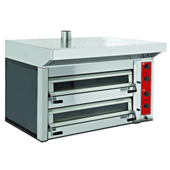 Empero Gold Electric Maxi Pizza Oven, Double Deck, 34 cm 6+6 Pizza Capacity - Empero