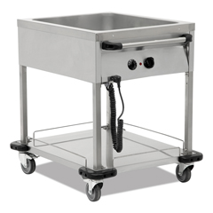 Empero Hot Mobile Bain-Marie, 2 x Gn1/1 - Empero