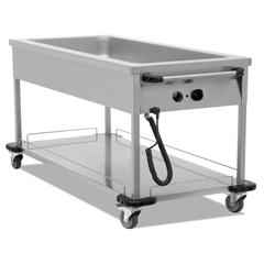 Empero Hot Mobile Bain Marie, 4 x Gn1/1 - Empero