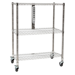 Empero Hotel Floor Service Cart, Heated - 2