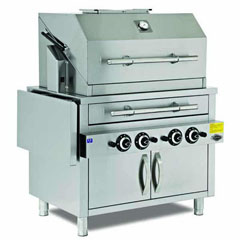 Empero Hybrid Professional Barbecue Grill - Empero