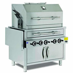 Empero Hybrid Professional Barbecue Grill Large - Empero