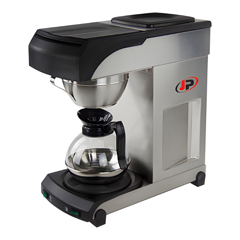 Empero JP-FK-01 Paslanmaz Çelik Filtreli Potlu 1.7 lt Hazneli Inox - Siyah Filtre Kahve Makinesi - Empero