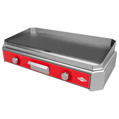 Empero Mini Countertop Electric Grill, Grooved Plate, 79x42.5x19 cm - Empero