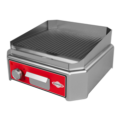Empero Mini Countertop Electric Grill, Ribbed Plate, 40x42.5x19 cm - Empero
