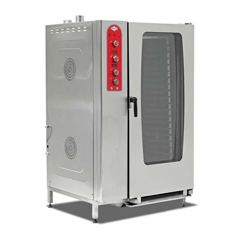 Empero Plus Elektrikli Konveksiyonlu Fırın, 20 Tepsi Kapasiteli, Gn 2/1, Sabit Tepsi Raflı - Empero