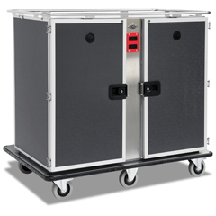 Empero Plus Hot Buffet Cart, 24 Gn 1/1 Tray Capacity, 111.5x92x140 cm - Empero