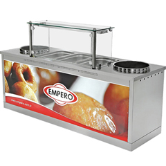 Empero Saray ve İzmir Lokma Makinesi Tezgahı, Gazlı, Çift Kazanlı - Empero