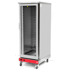 Empero Single Walled Proofing Cabinet, Wheeled, 16 Tray Capacity, 40x60 cm - Empero