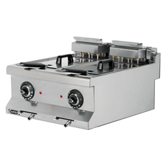 Empero Snack Series Counter Top Electric Fryer, Double, 10+10 lt, 60x63.5x28.5 cm - Empero