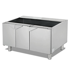 Empero Snack Series Undercounter Work Table, 3 Doors, 90x57x56.5 cm - Empero