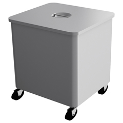 Empero Square Garbage Cart, 50x55x50 cm - Empero
