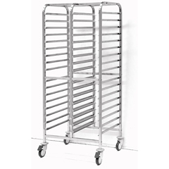 Empero Tray Transport Trolley, High, Knockdown, Double, 34xGn 2/1 - Empero