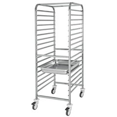 Empero Tray Transport Trolley, Tall, Knockdown, Single, 17xGn 2/1 - Empero