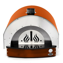 Empero Wood-Fired Stone Base Pizza Oven, 60x60 cm, Orange - 2