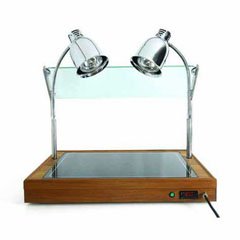 Empero Wooden Body Hot Display Unit, 2x1/1 Capacity - Empero