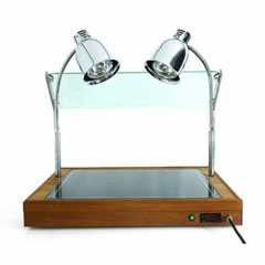 Empero Wooden Body Hot Display Unit, 3x1/1 Capacity - Empero