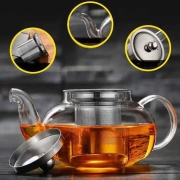 Epinox CD-500A Çelik Süzgeçli Cam Demlik, 500 ml - 2