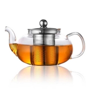 Epinox CD-500A Steel Filtered Glass Teapot, 500 ml - 1