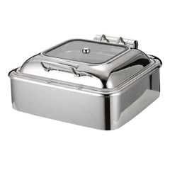 Epinox Chafing Dish, Hydraulic Lid, 6 l, 2/3, CDH-6G - 1