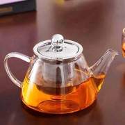 Epinox CVD-500 Steel Strainer Glass Teapot, V Model, 500 ml - 4
