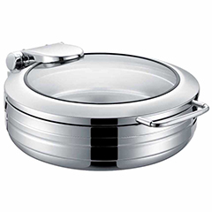 Epinox CYL-6Y Lüks Chafing Dish, Yunarlak GN 2/3, 6 lt - Epinox