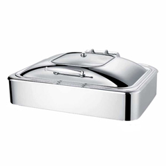 Epinox Dikdörtgen Chafing Dish, Hidrolik Kapaklı, 9 l, Cdh 9g - Epinox