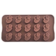 Epinox Dual Heart Chocolate Mold, Silicone, Ikl 14 - 1