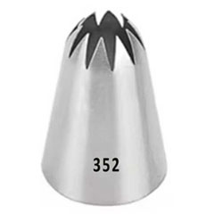 Epinox DY-352 Closed Star Nozzle, 9 Teeth, 35x20x50 - Epinox Pastry
