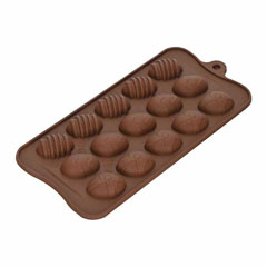 Epinox Egg Chocolate Mold, Silicone, 21x9.5x1.3 Cm, Ymr 21 - Epinox Pastry