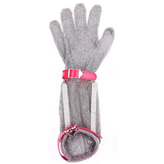 Epinox EL-19K Çelik Eldiven, Uzun, 19 cm, Kırmızı - Epinox