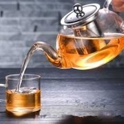 Epinox Glass Teapot, 400 ml, Steel Strainer, Cd 400M - 4