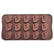 Epinox İkili Kalp Çikolata Kalıbı, Silikon, Ikl 14 - Thumbnail