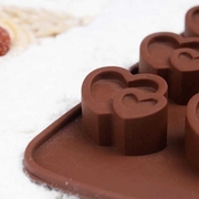 Epinox İkili Kalp Çikolata Kalıbı, Silikon, Ikl 14 - Thumbnail